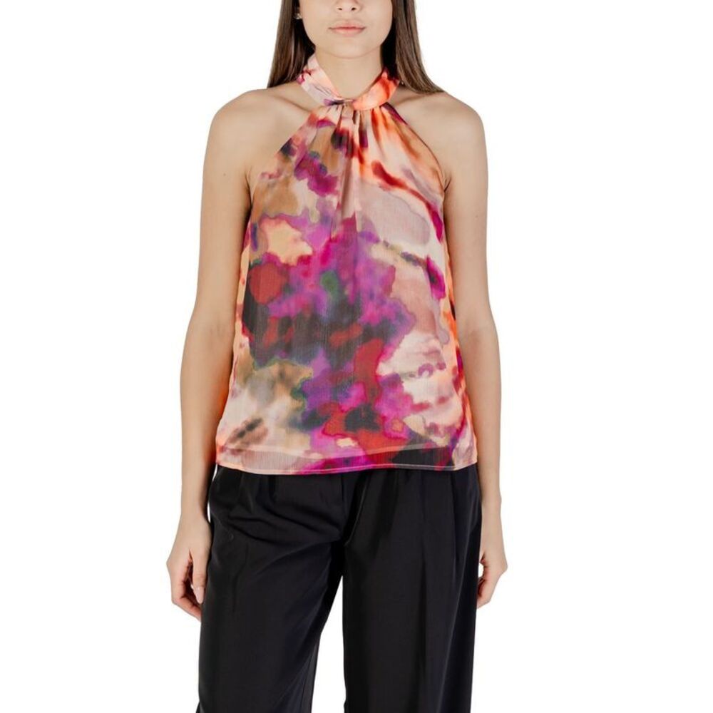 Morgan De Toi Pink Recycled Polyester Women's Blouse